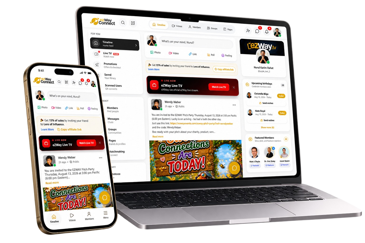 EzWay digital platform showcase